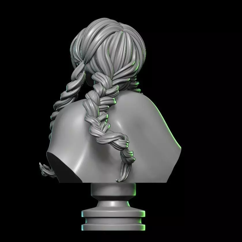 KANROJI Mitsuri Demon Slayer Bust figure 3D print model_3
