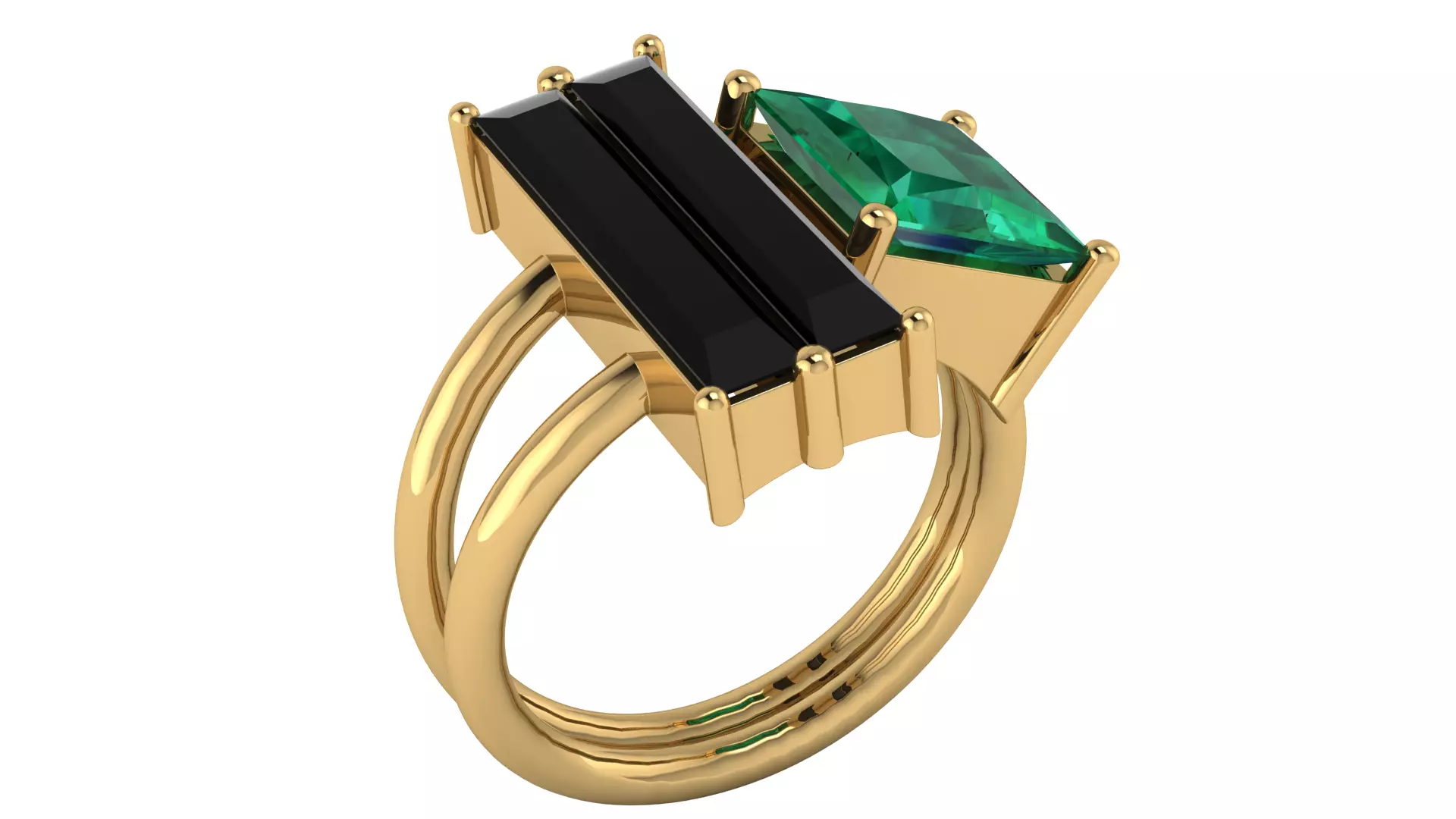 Womans Ring Size 58  3D print model_27