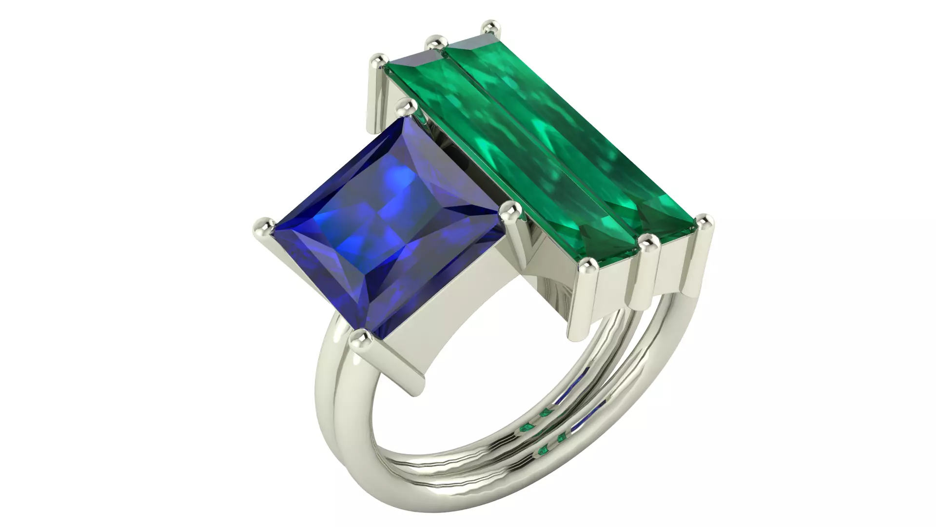 Womans Ring Size 58  3D print model_6