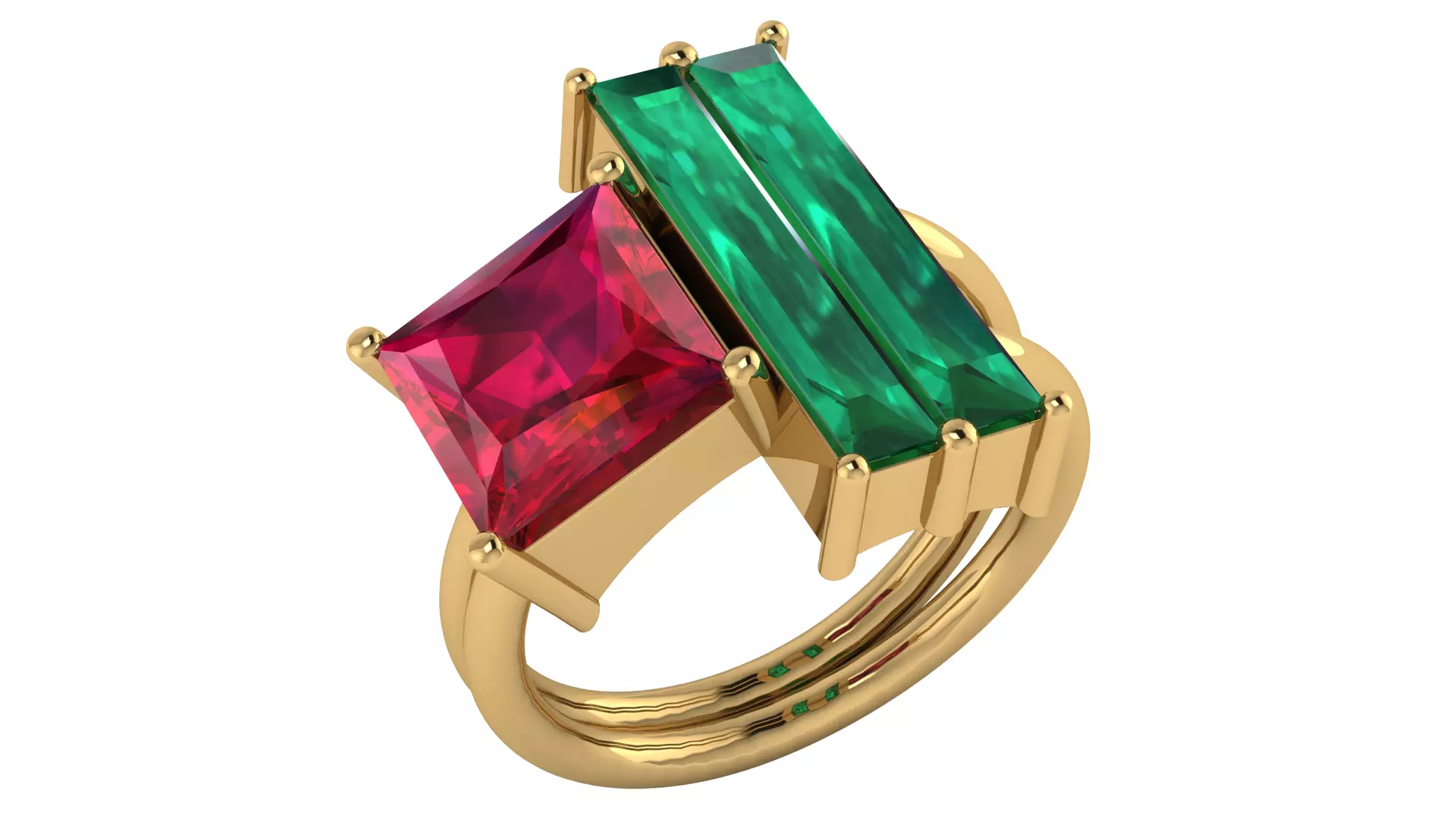 Womans Ring Size 58  3D print model_24