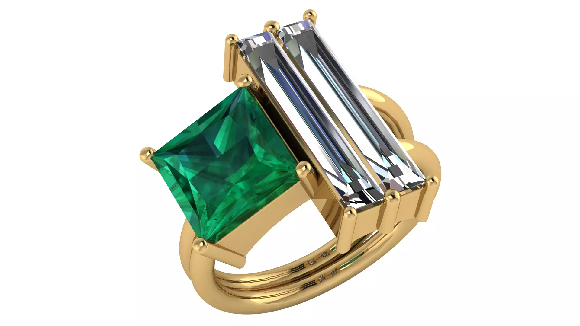 Womans Ring Size 58  3D print model_8