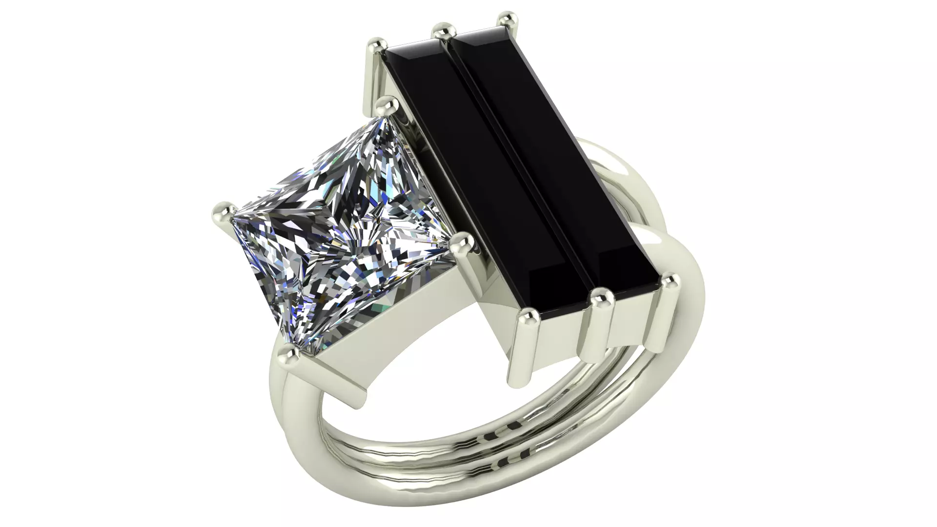 Womans Ring Size 58  3D print model_19