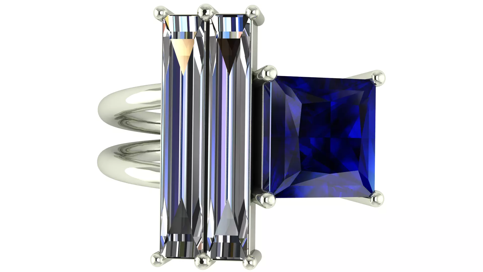 Womans Ring Size 58  3D print model_9