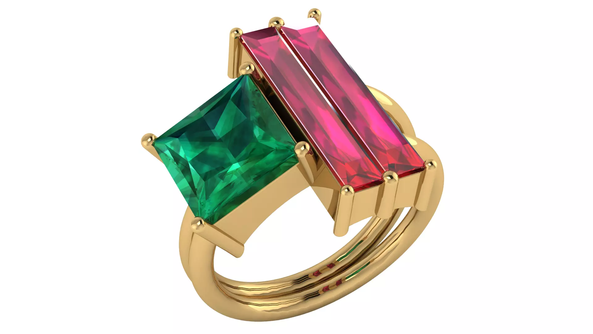 Womans Ring Size 58  3D print model_25