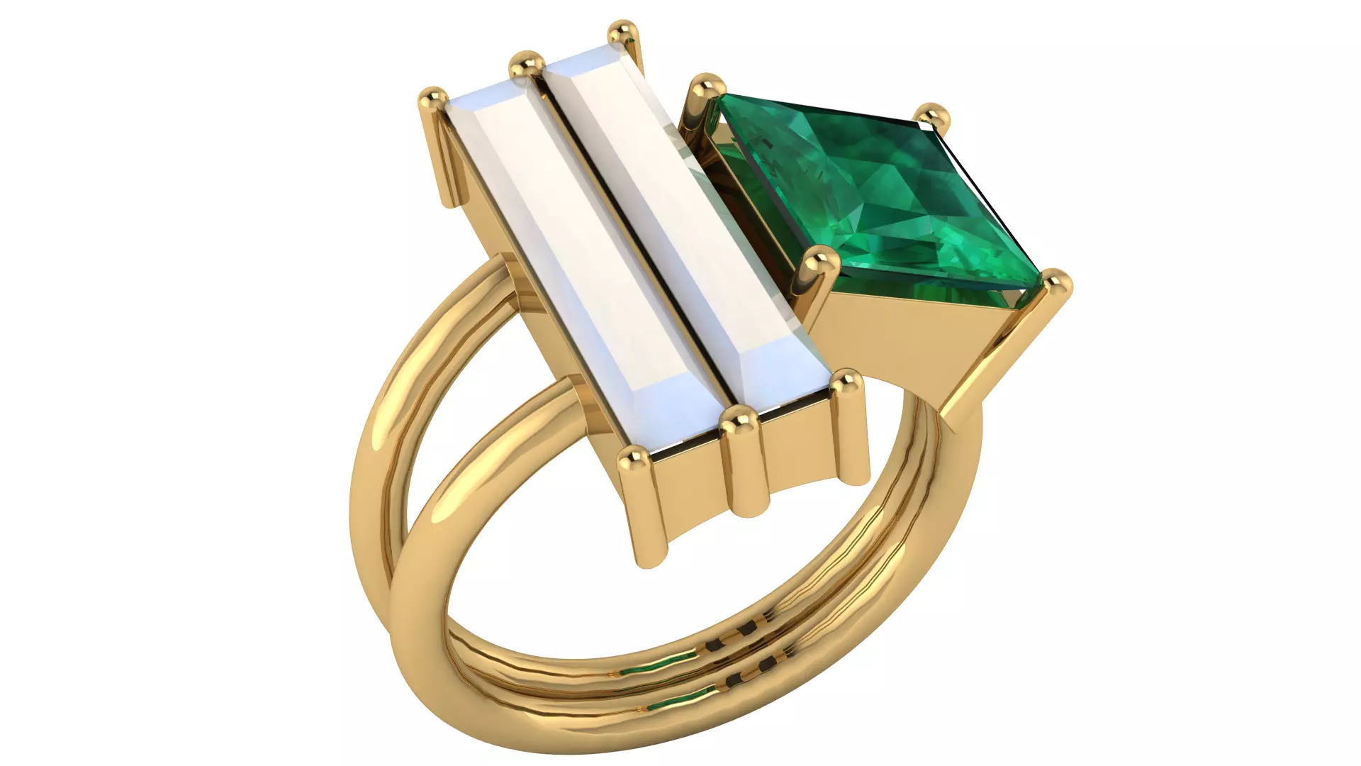 Womans Ring Size 58  3D print model_22