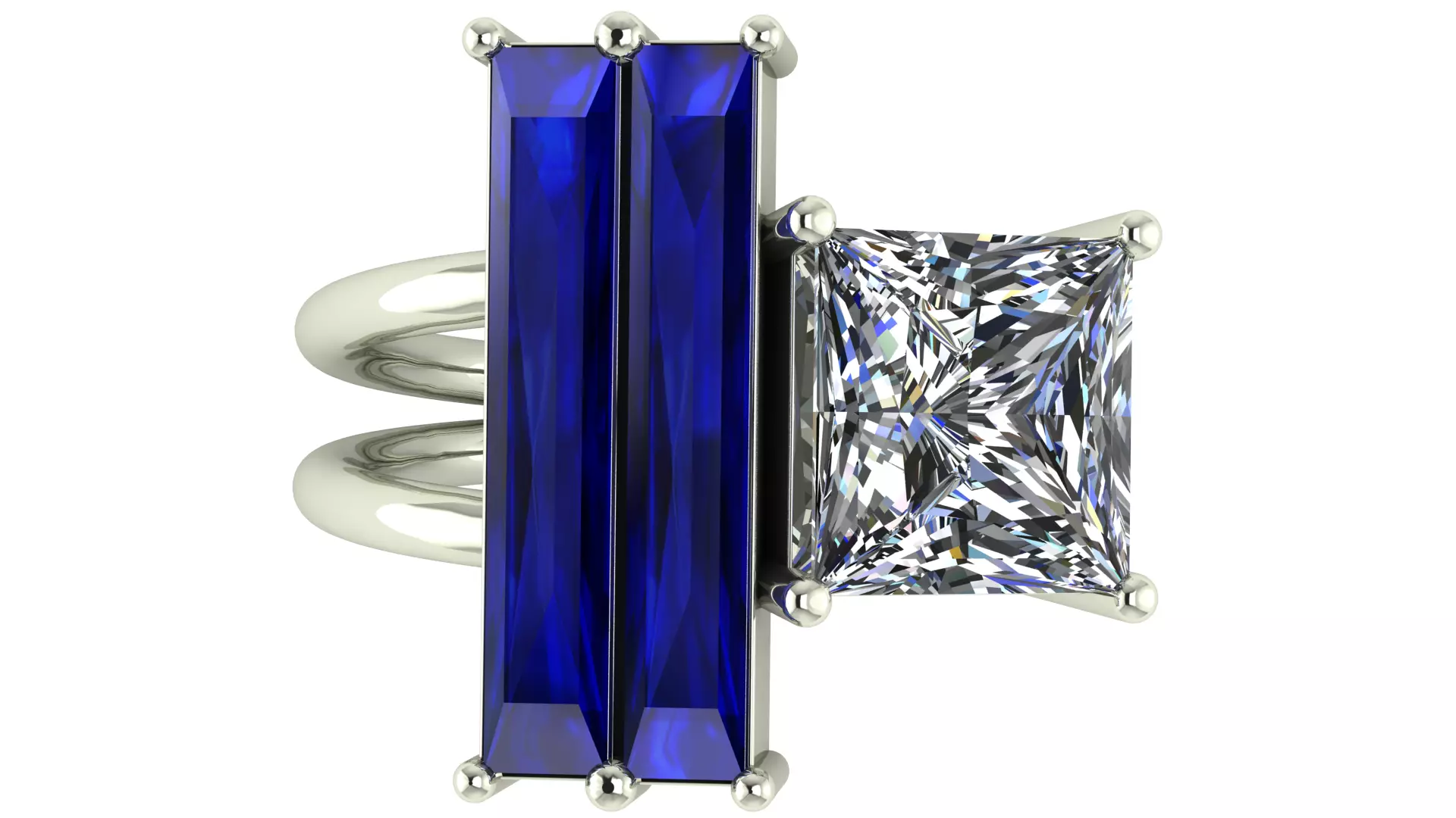 Womans Ring Size 58  3D print model_16