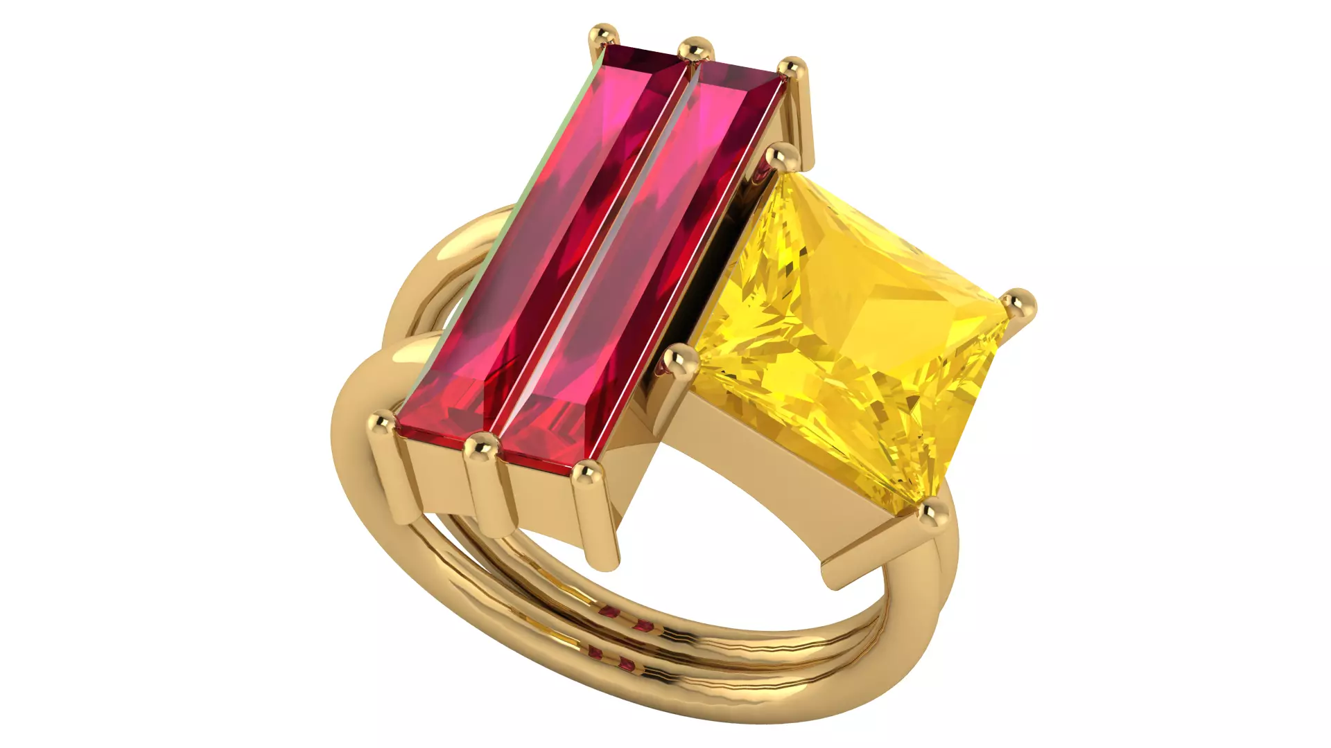 Womans Ring Size 58  3D print model_20