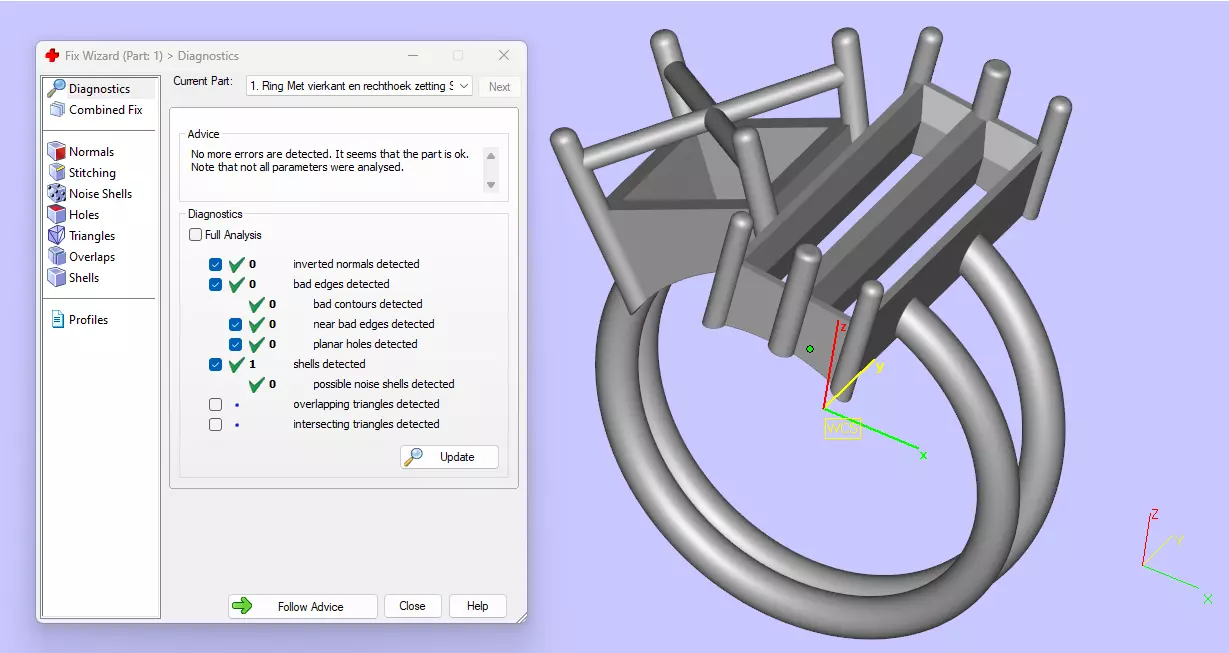 Womans Ring Size 58  3D print model_5