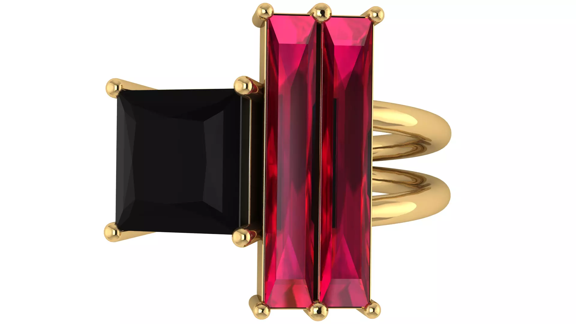 Womans Ring Size 58  3D print model_7