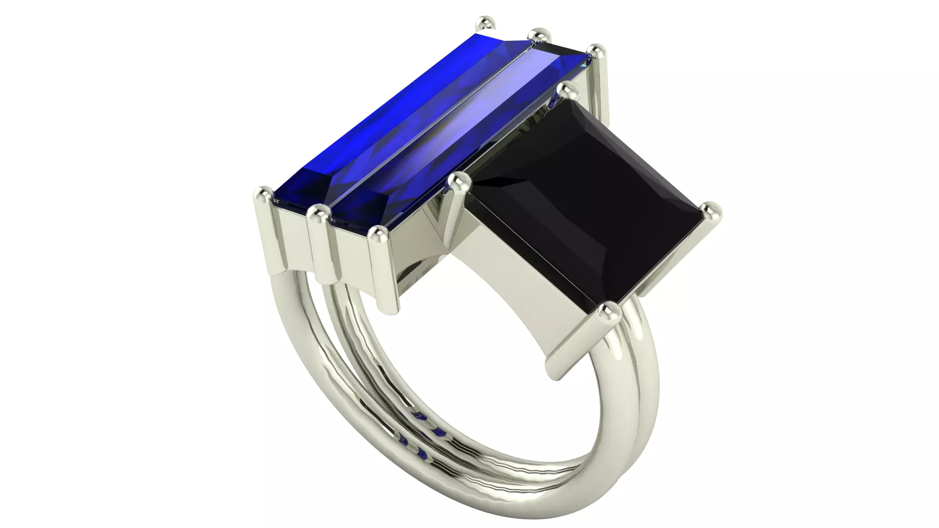 Womans Ring Size 58  3D print model_10