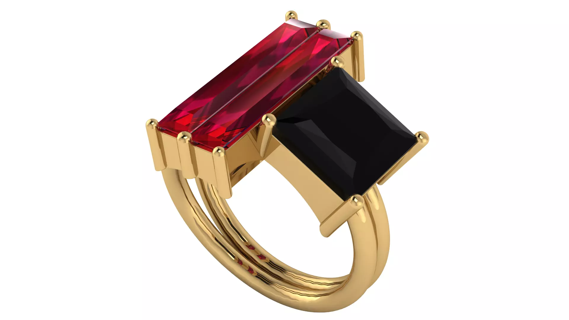 Womans Ring Size 58  3D print model_2