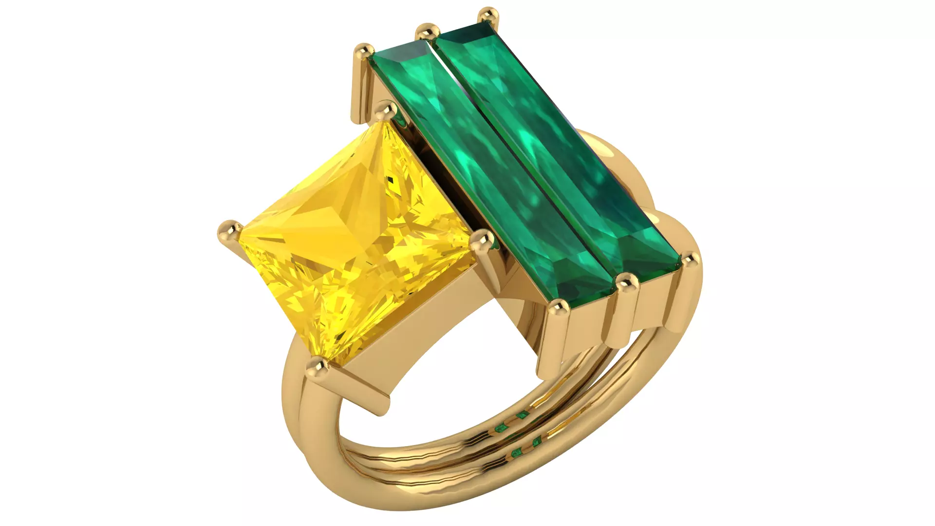 Womans Ring Size 58  3D print model_18