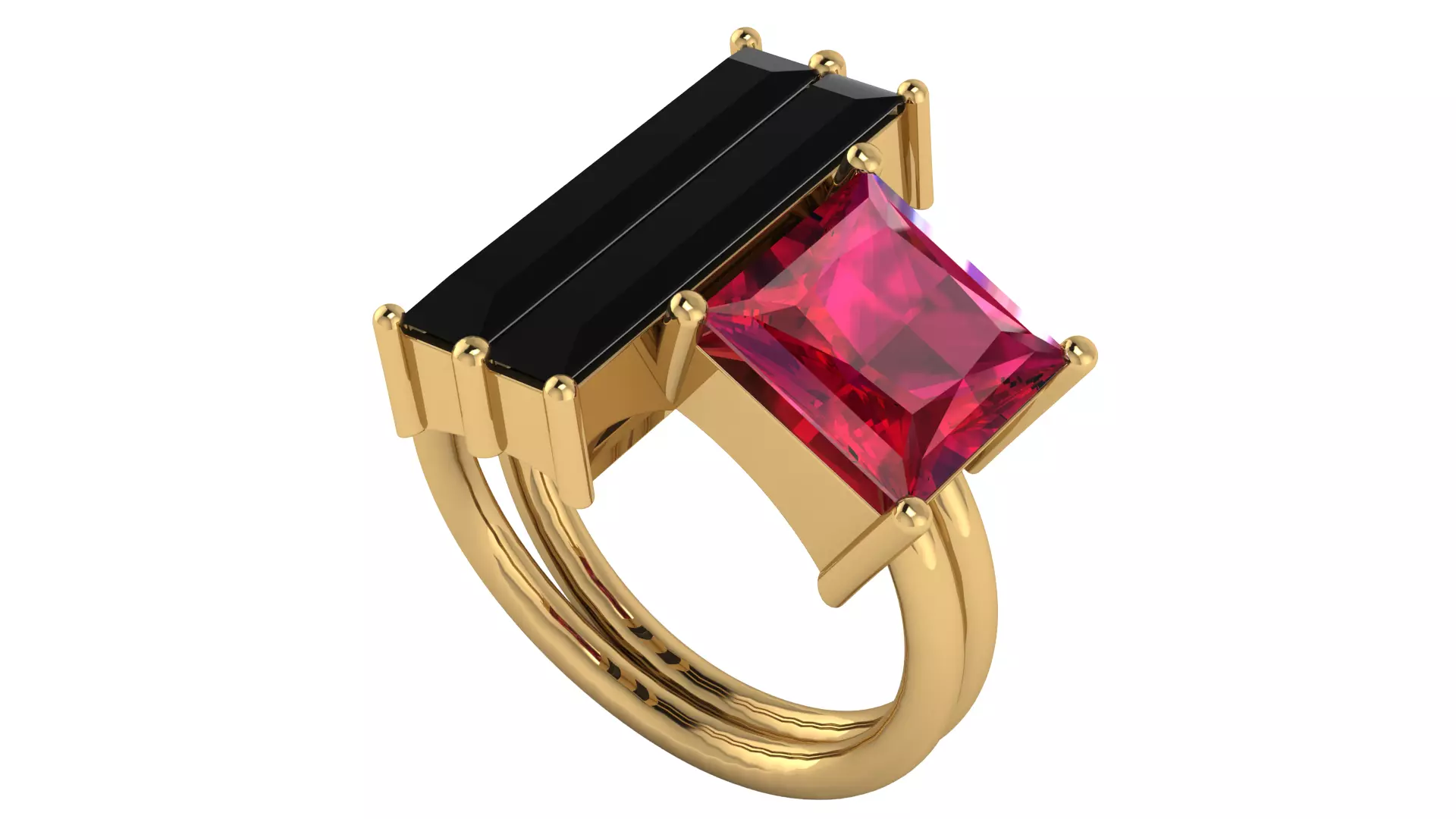 Womans Ring Size 58  3D print model_29