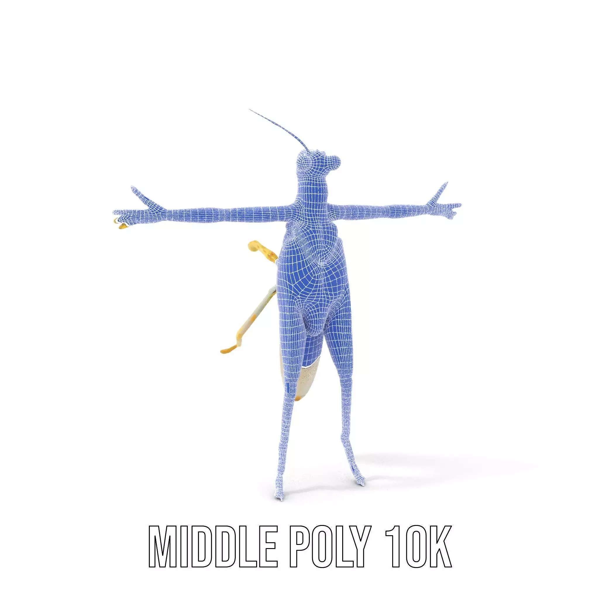 Iridescent Mantis model pack Low-poly 3D model_11