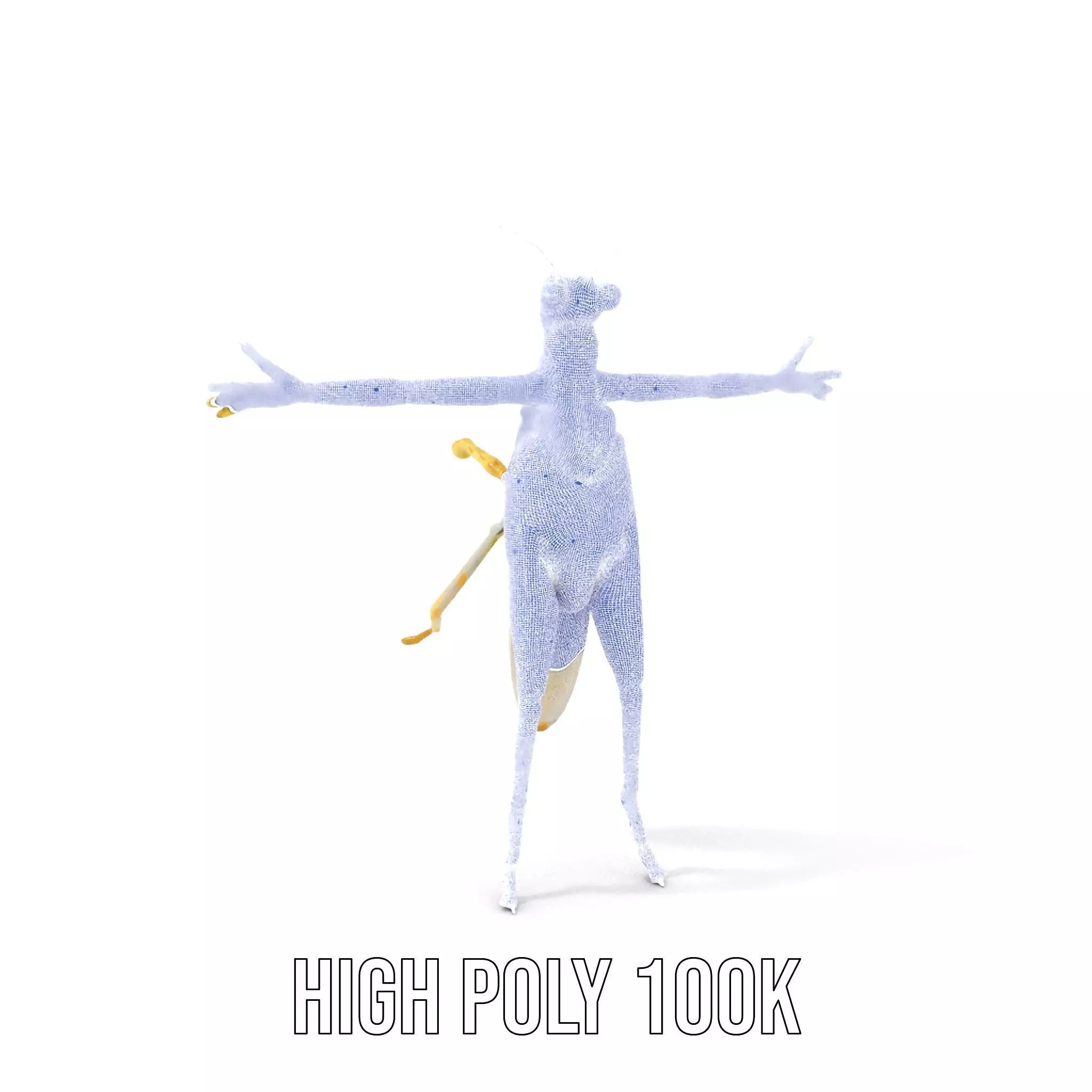 Iridescent Mantis model pack Low-poly 3D model_4