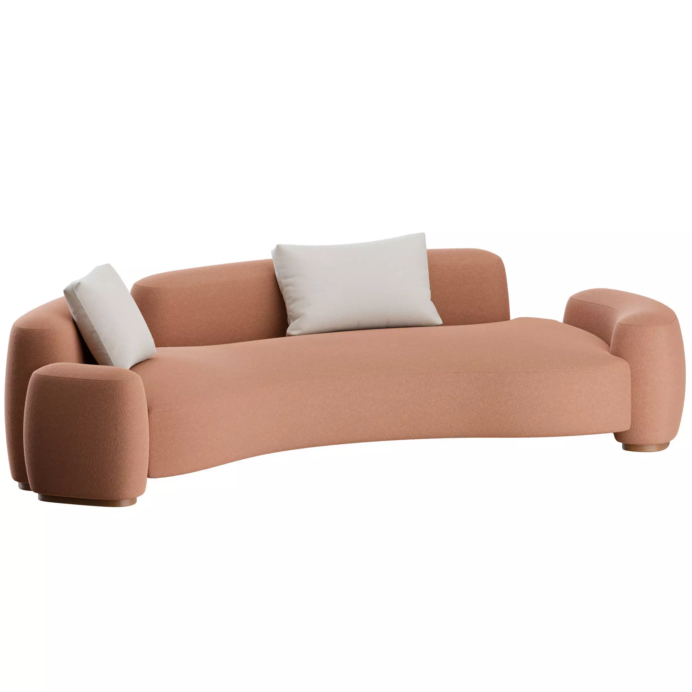 Baba Curved Sofa by Gisbert Poppler 3D model_4
