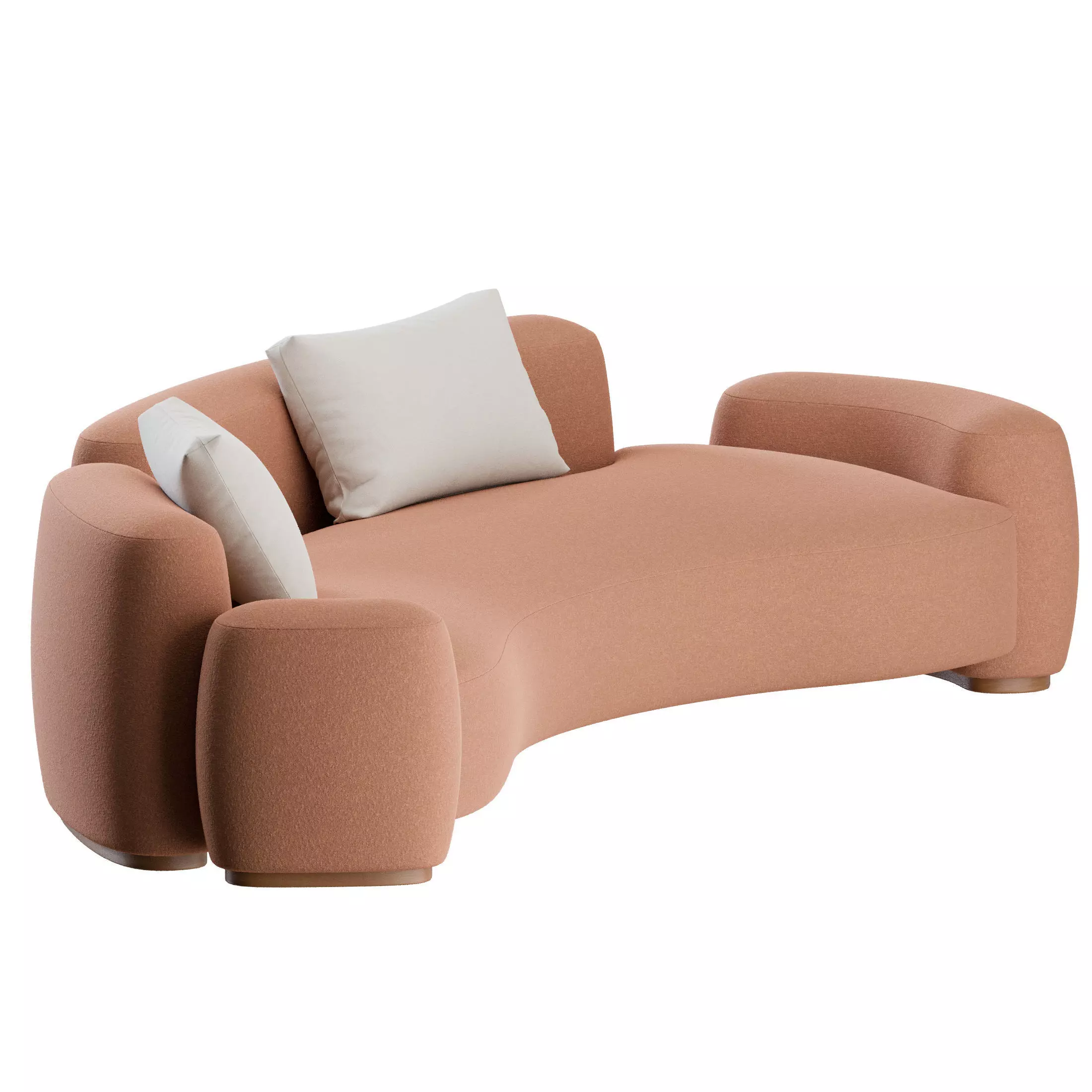 Baba Curved Sofa by Gisbert Poppler 3D model_6