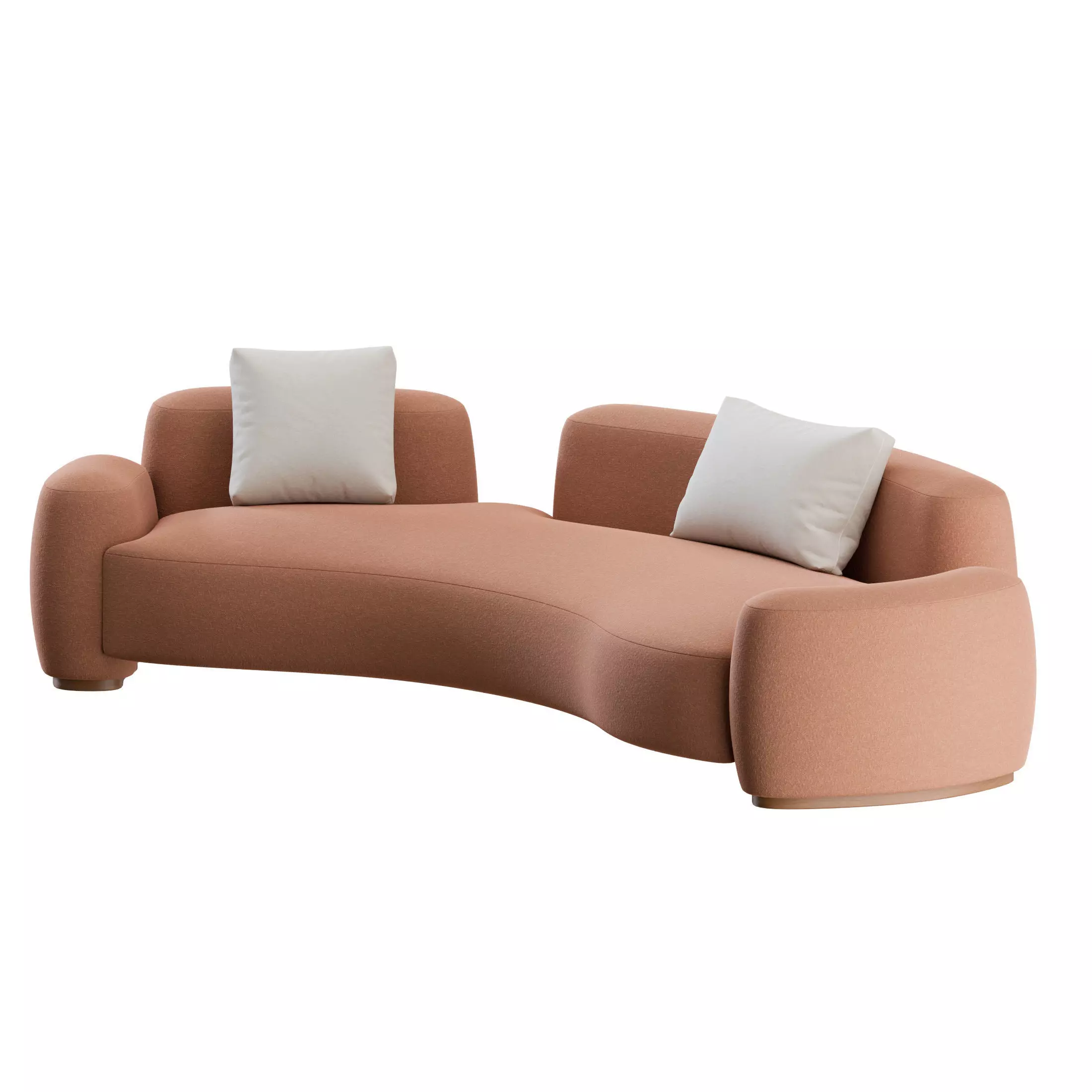 Baba Curved Sofa by Gisbert Poppler 3D model_5