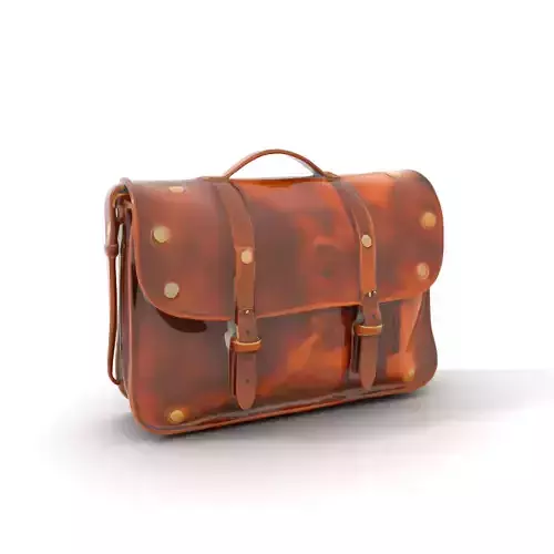 Vintage Leather Satchel model pack