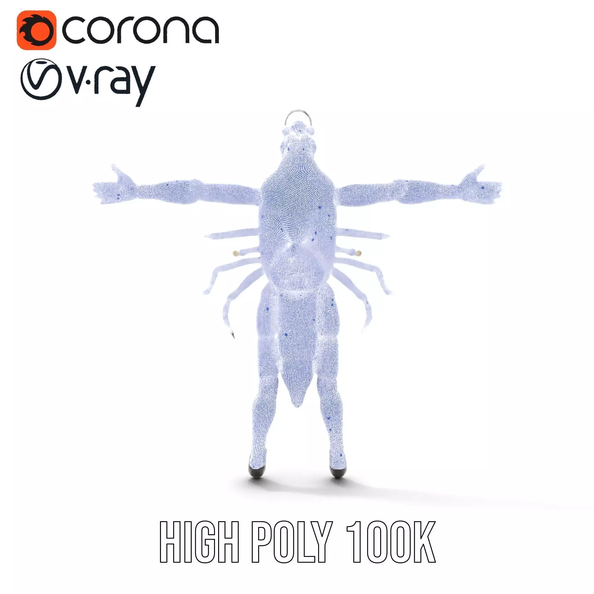 Steampunk Beetle Warrior model pack Low-poly 3D model_34