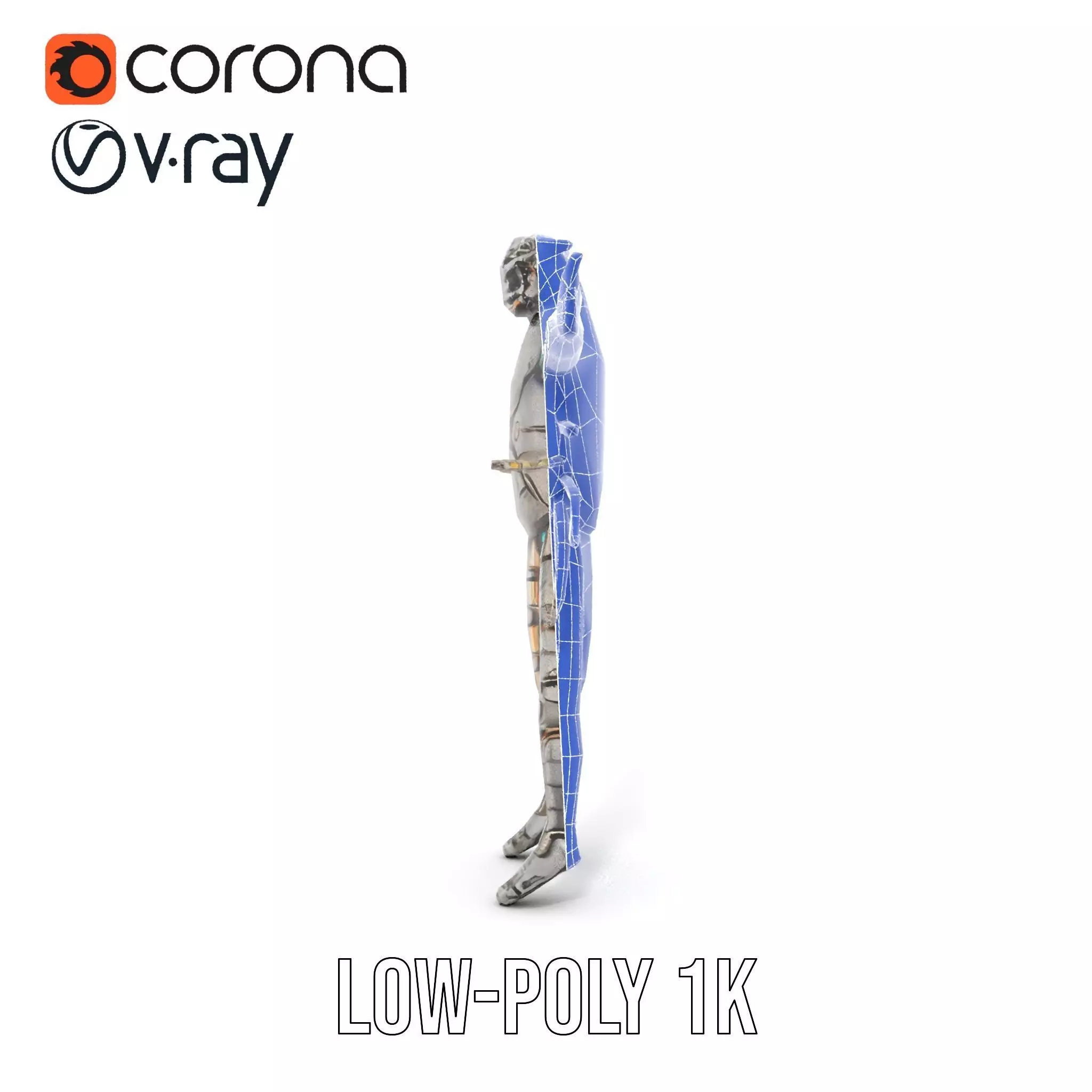 Steampunk Beetle Warrior model pack Low-poly 3D model_30