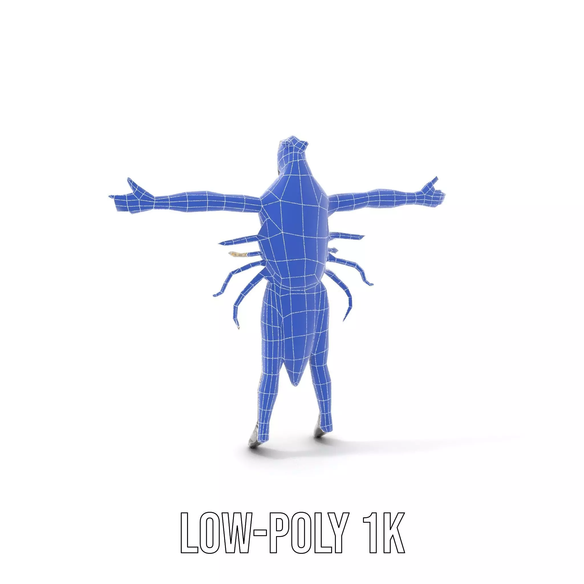 Steampunk Beetle Warrior model pack Low-poly 3D model_19