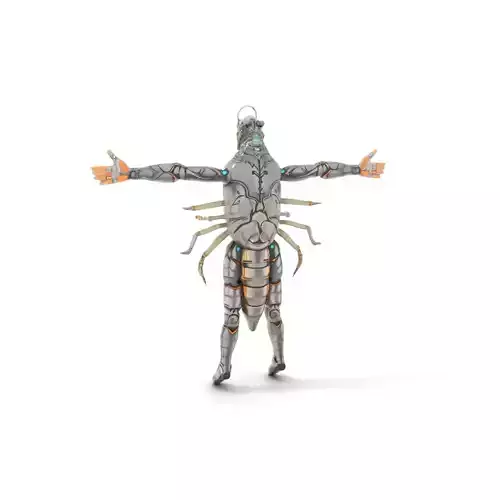 Steampunk Beetle Warrior model pack