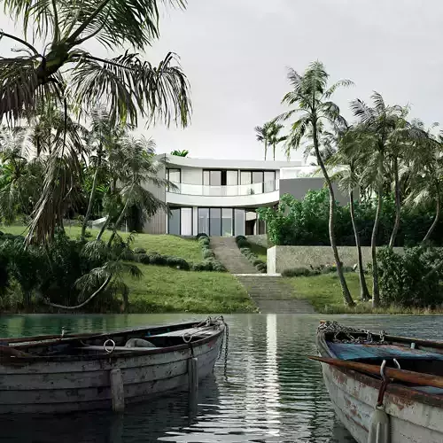 The Lake Villa scene