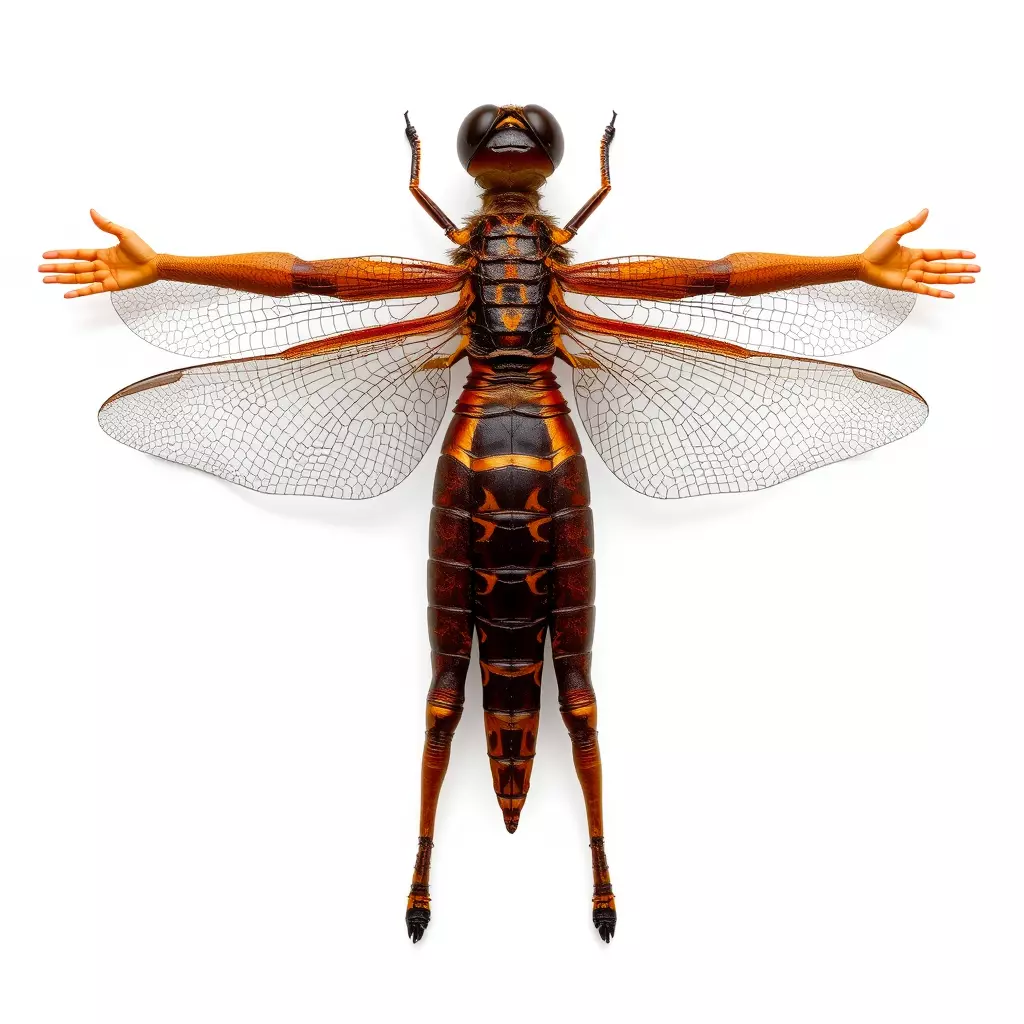 Dragonfly Hybrid Unique model pack Low-poly 3D model_2