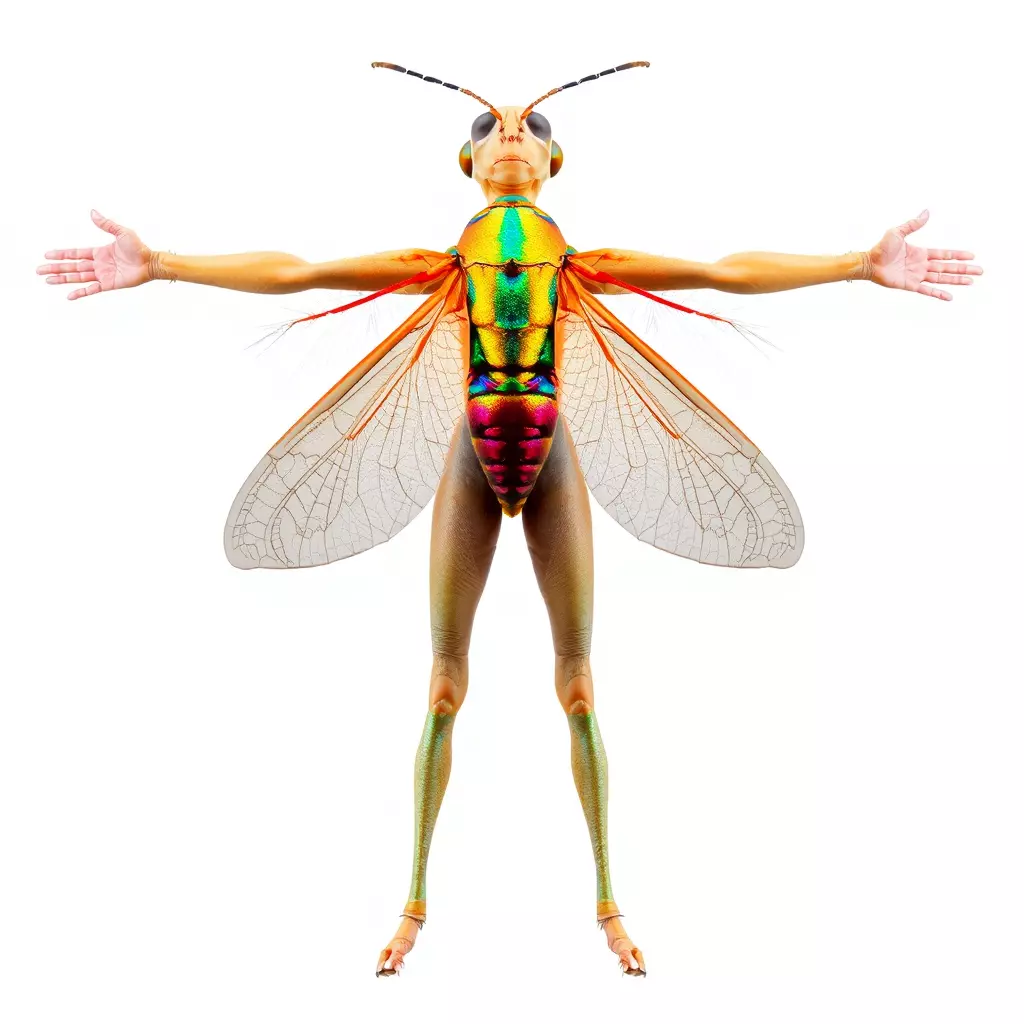 Vivid Insectoid Hybrid model pack Low-poly 3D model_2