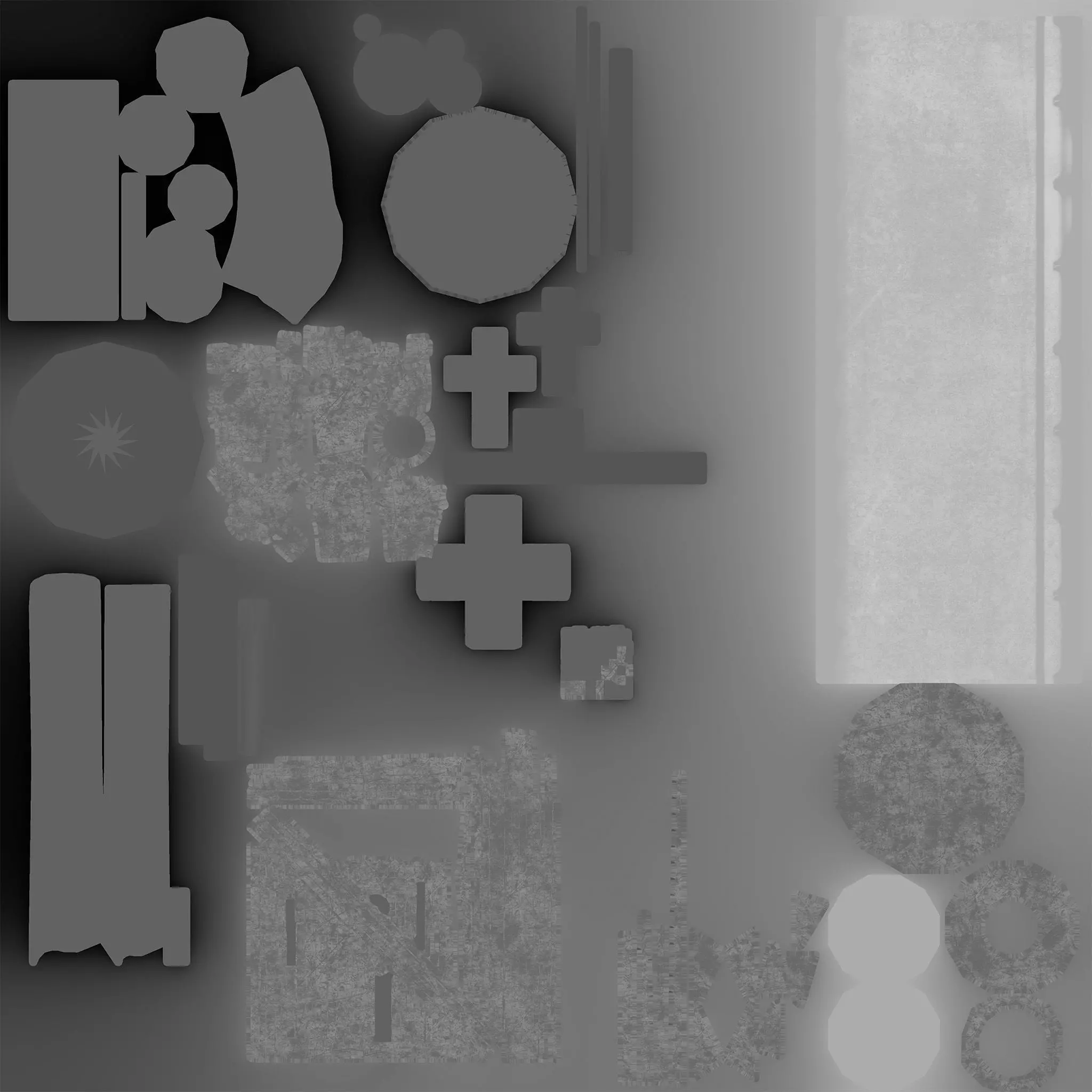 FAIRCHILD XC-120 PACKPLANE - The Unwanted BLOB Low-poly 3D model_46