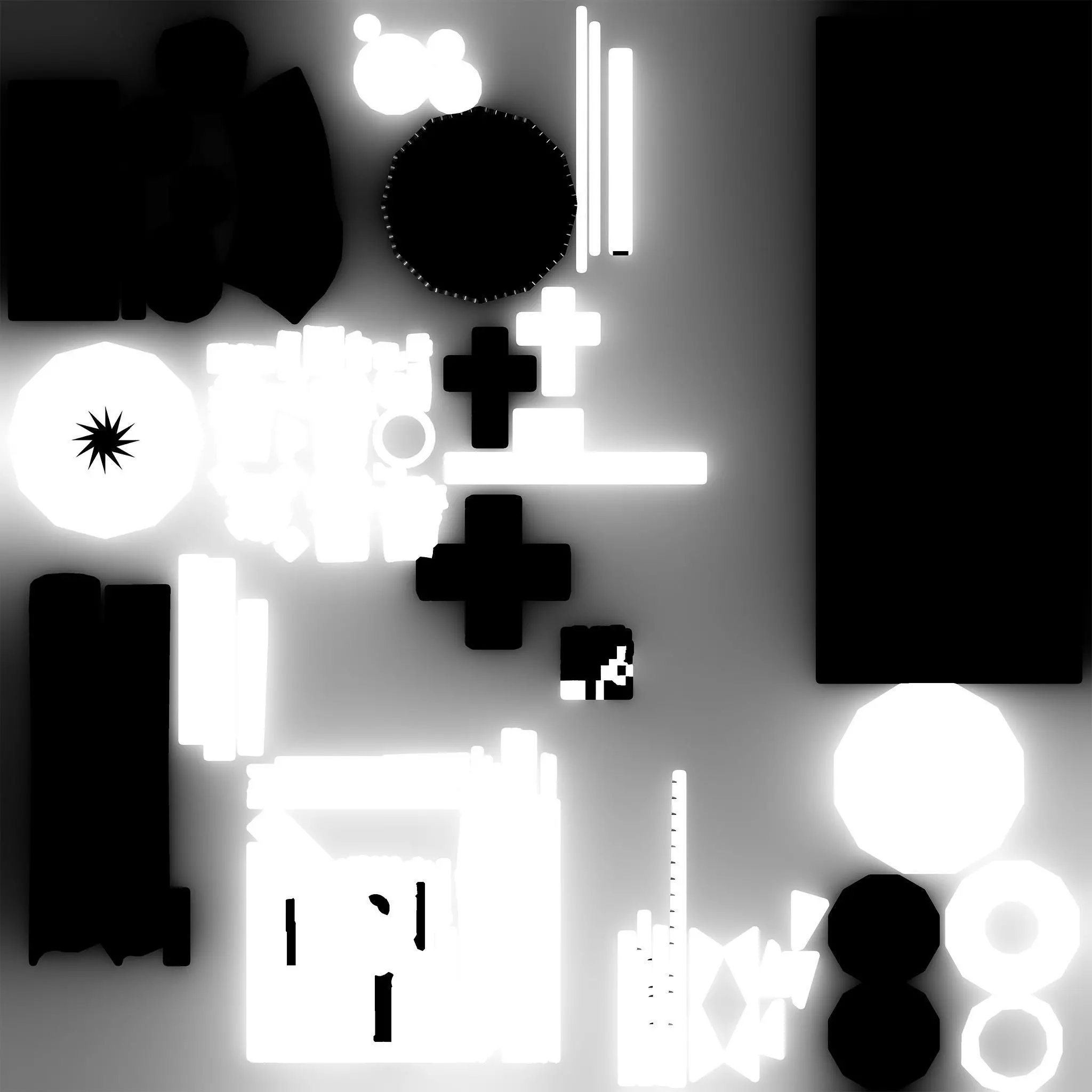 FAIRCHILD XC-120 PACKPLANE - The Unwanted BLOB Low-poly 3D model_44