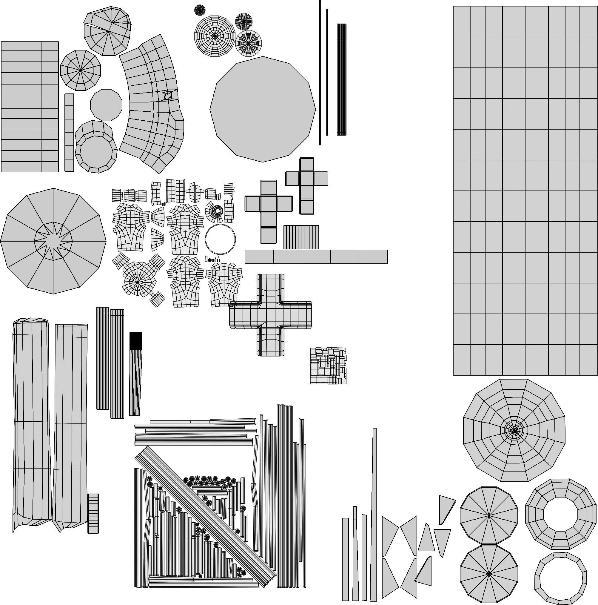 FAIRCHILD XC-120 PACKPLANE - The Unwanted BLOB Low-poly 3D model_52