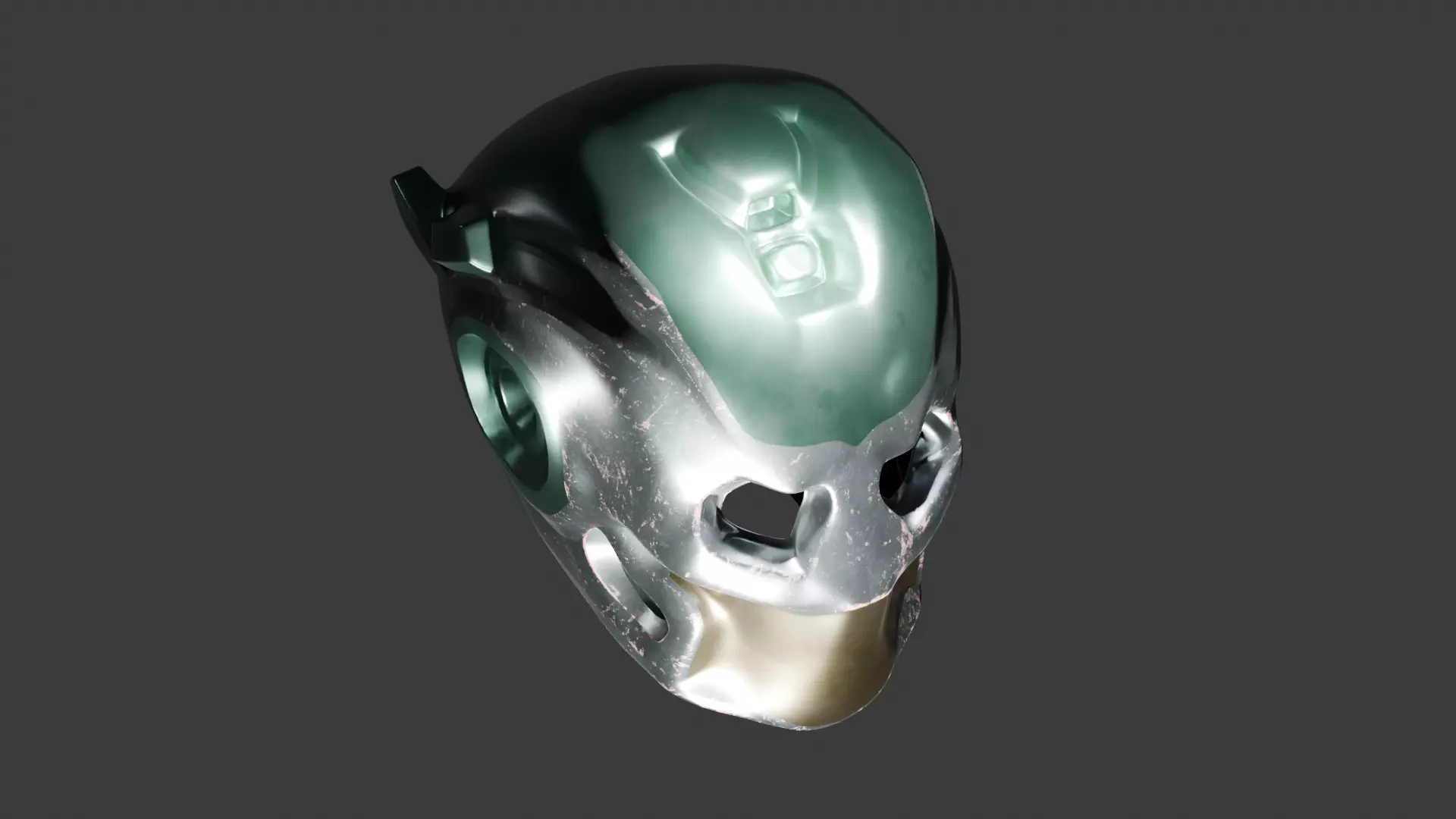 Sci-Fi Mask 3D model_1