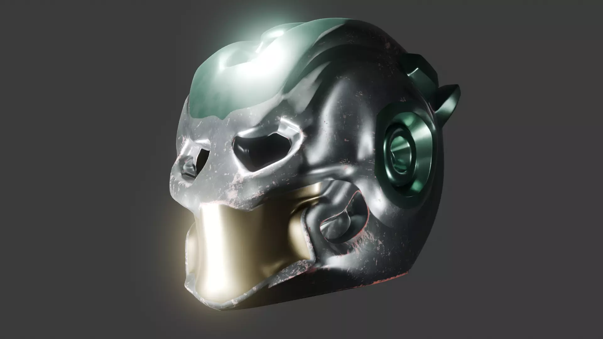 Sci-Fi Mask 3D model_2