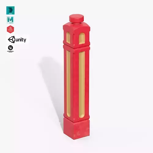 Bollards Cast Iron A Low-poly 3D model Bollards Cast Iron A Low-poly 3D model
