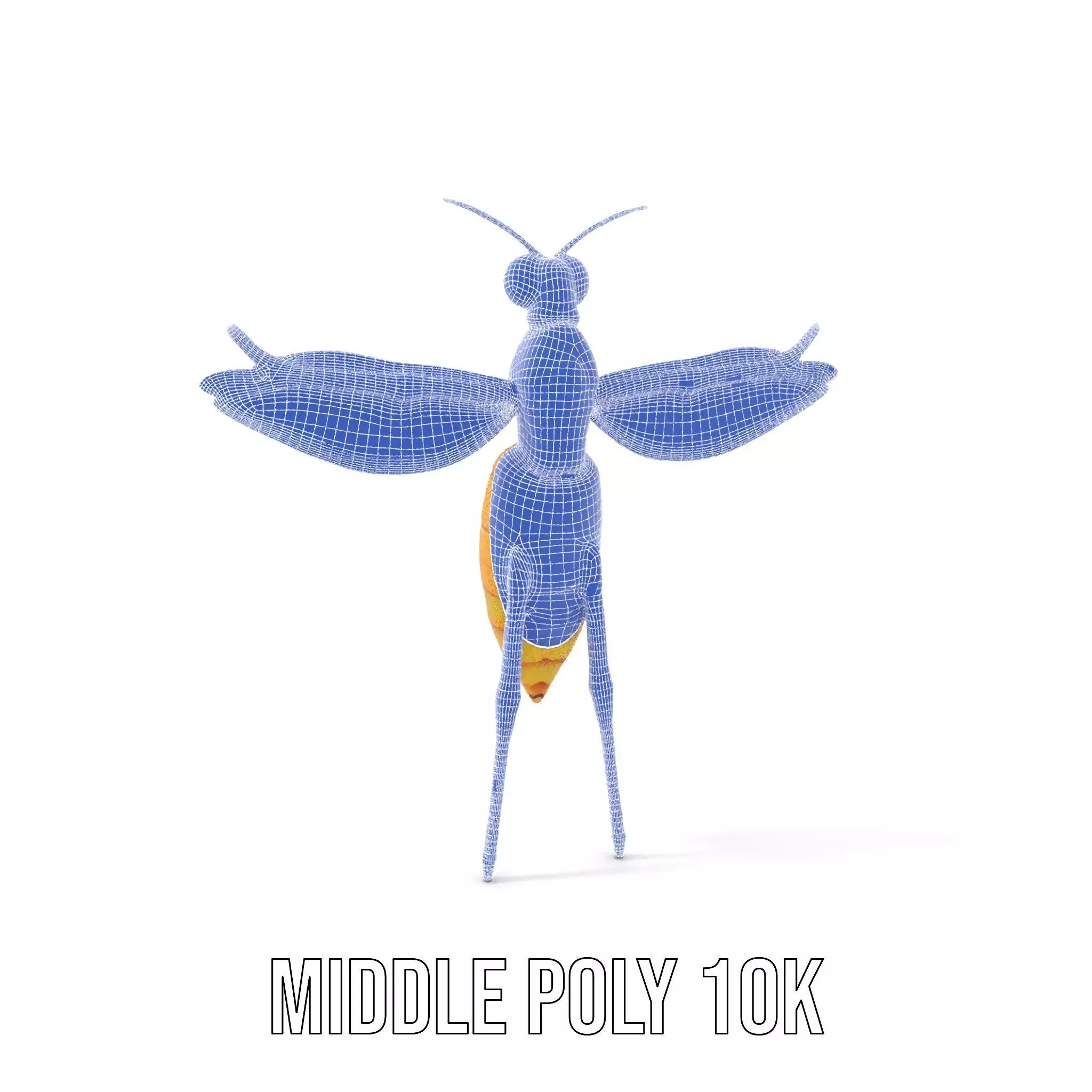 Golden Wasp model pack Low-poly 3D model_15
