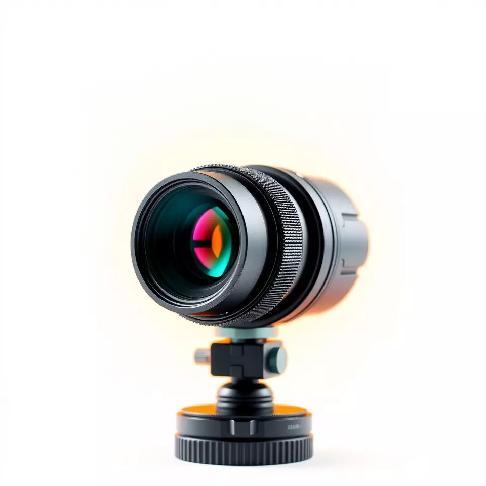 Professional Camera Lens model pack Low-poly 3D model_2