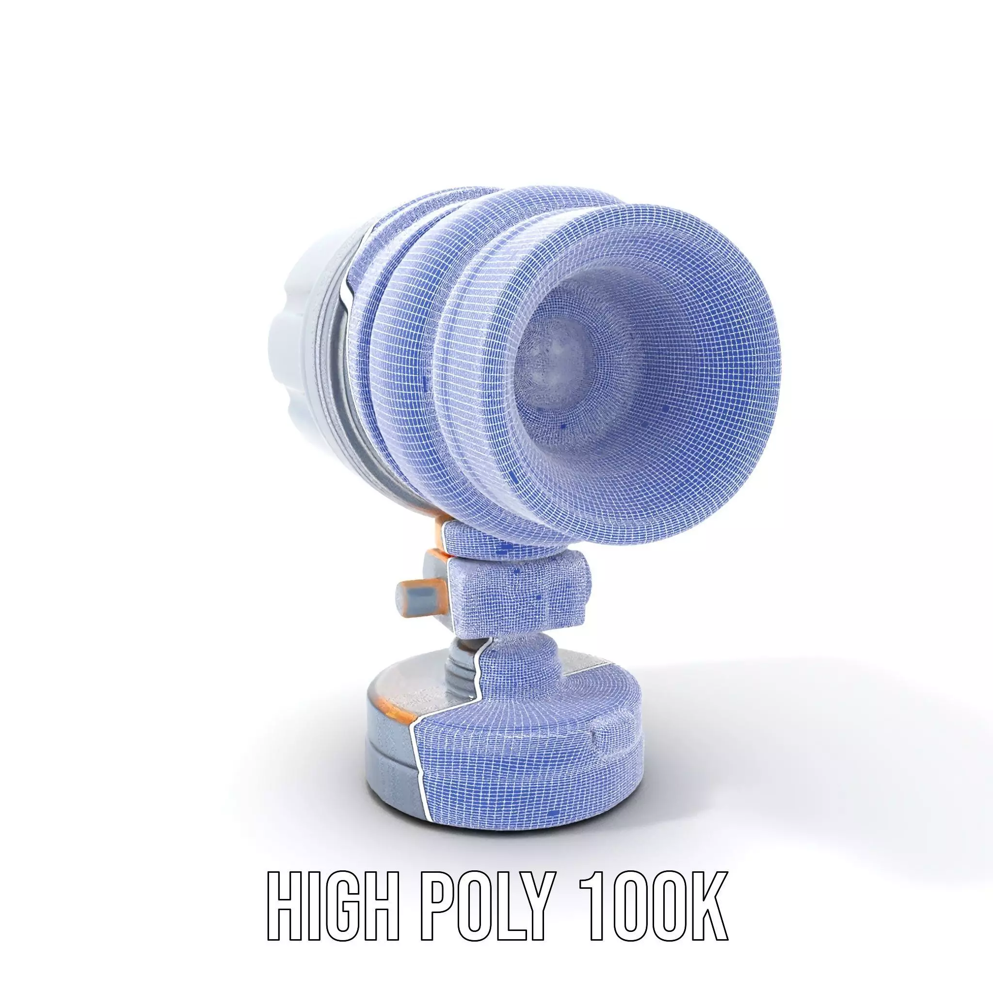 Professional Camera Lens model pack Low-poly 3D model_4