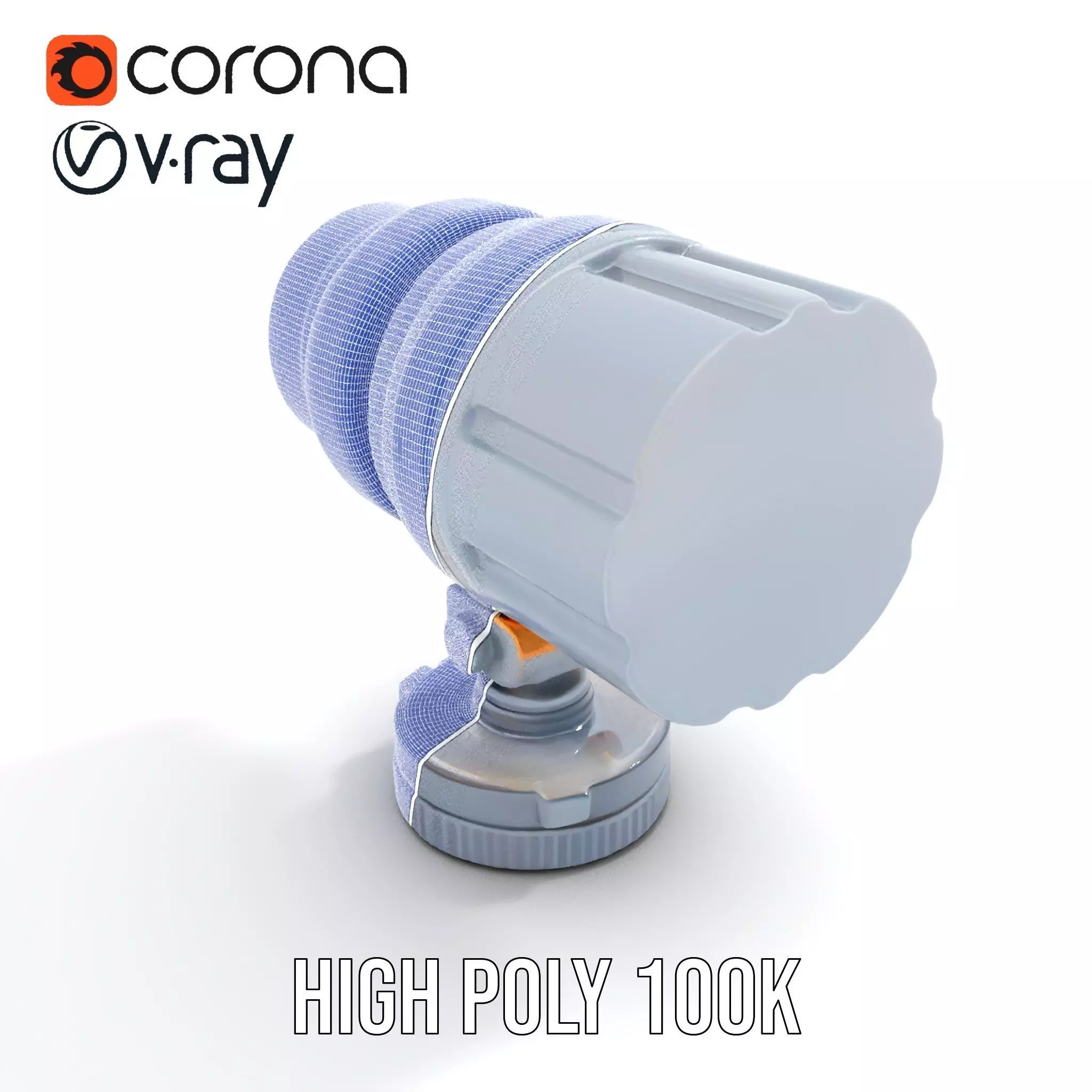 Professional Camera Lens model pack Low-poly 3D model_32