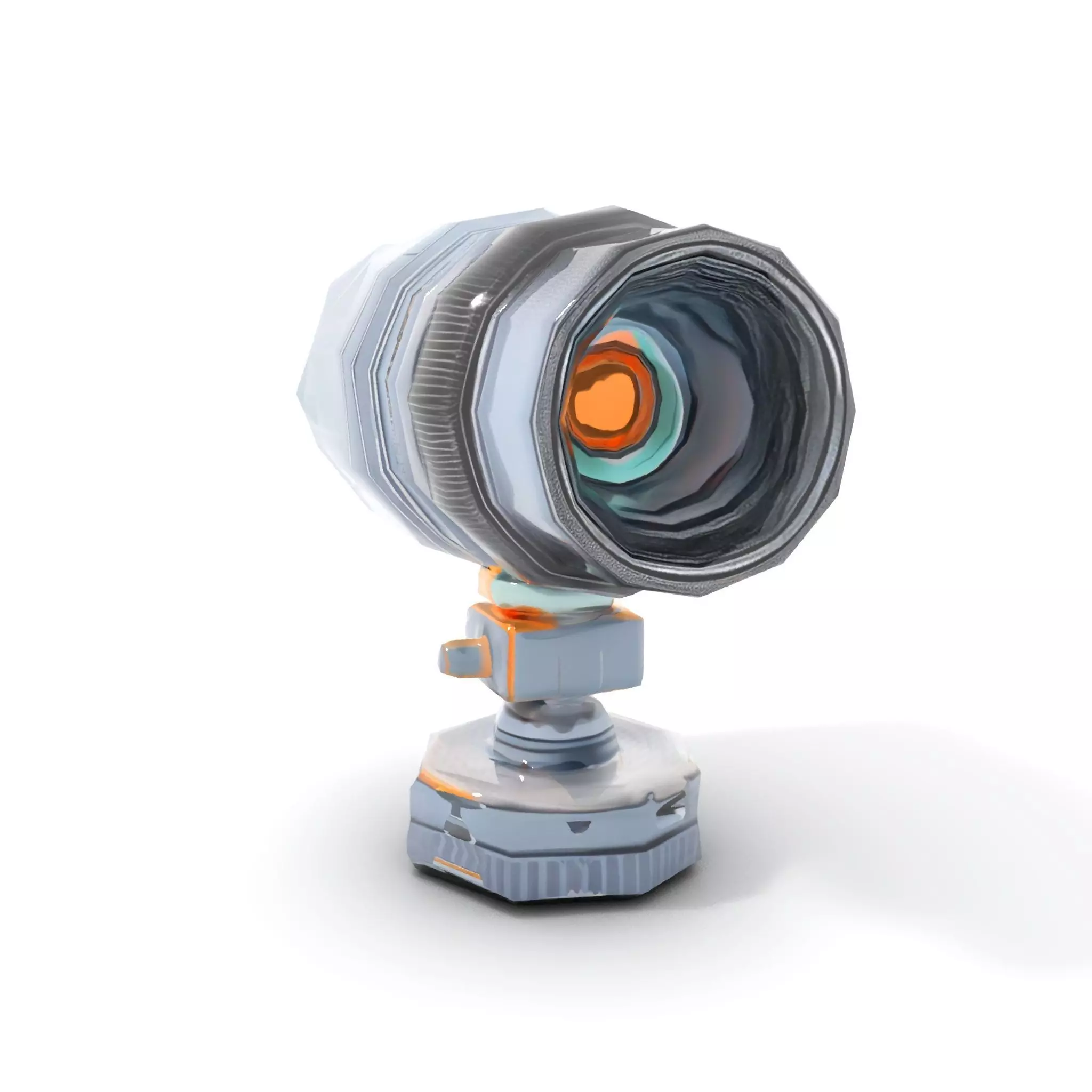 Professional Camera Lens model pack Low-poly 3D model_14