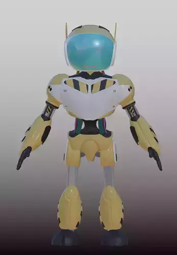  Yellow Mini robot 