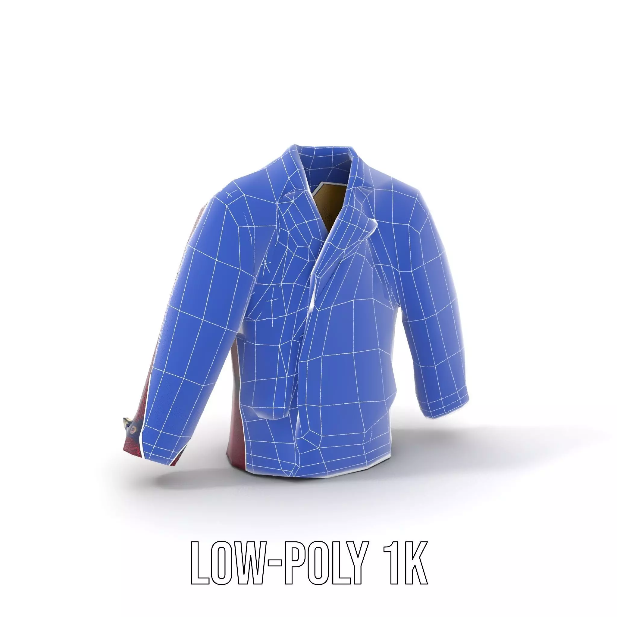 Plum Wool Jacket model pack Low-poly 3D model_14