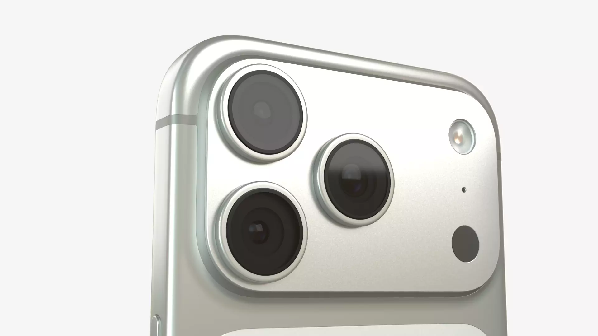 Apple Iphone 17 Pro Silver 2025 3D model_7