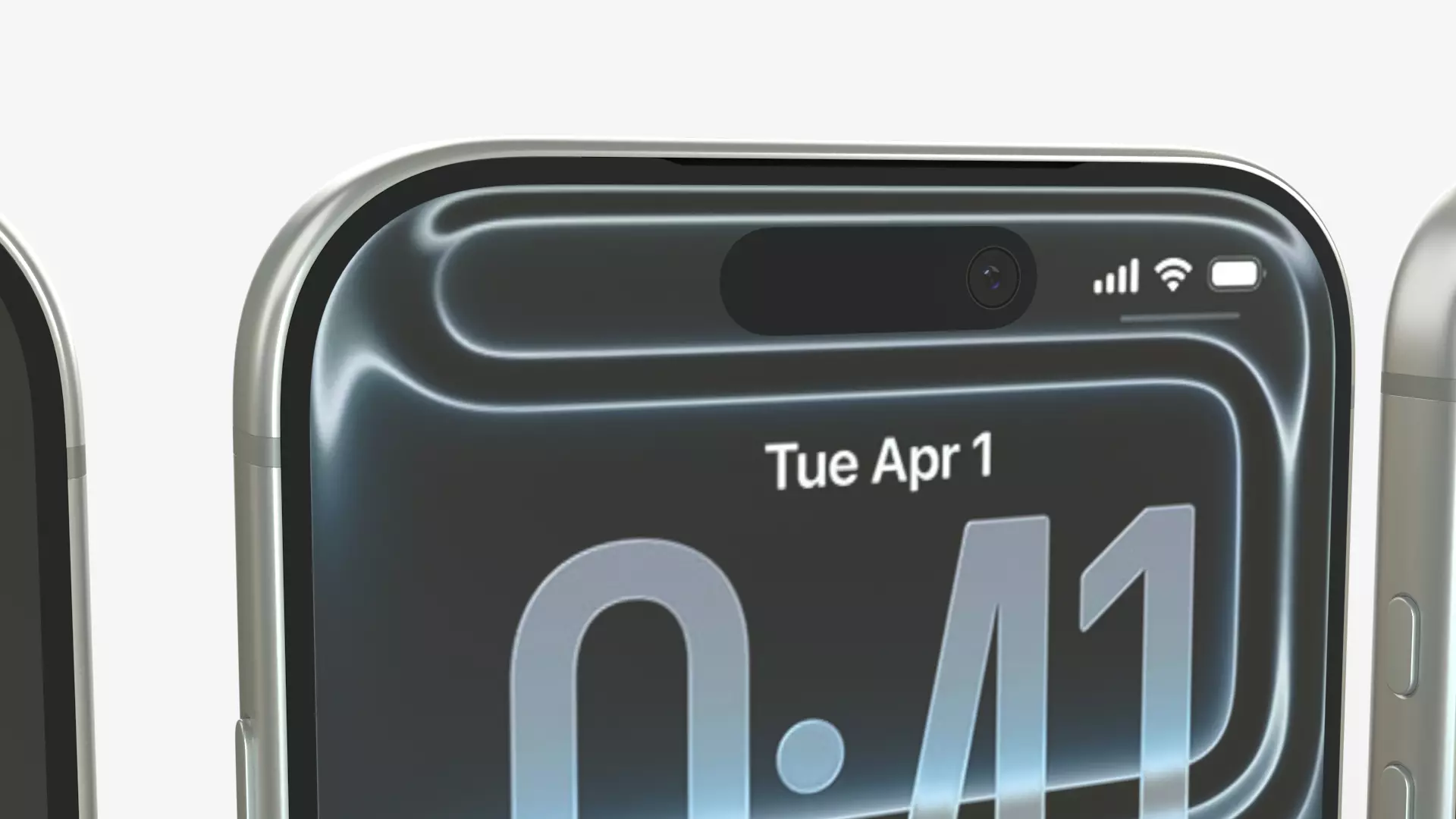 Apple Iphone 17 Pro Silver 2025 3D model_5