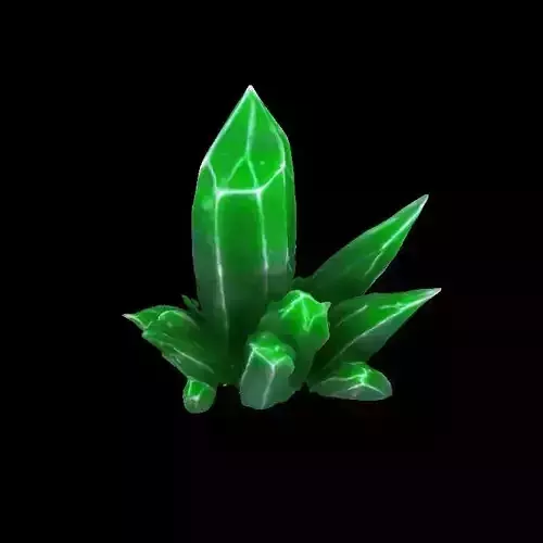 Green Grass element Crystal Gem