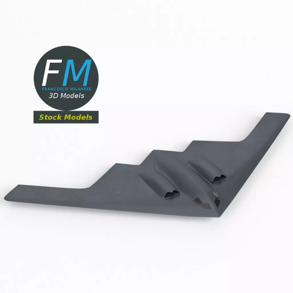 B-2 Spirit 3D model_0