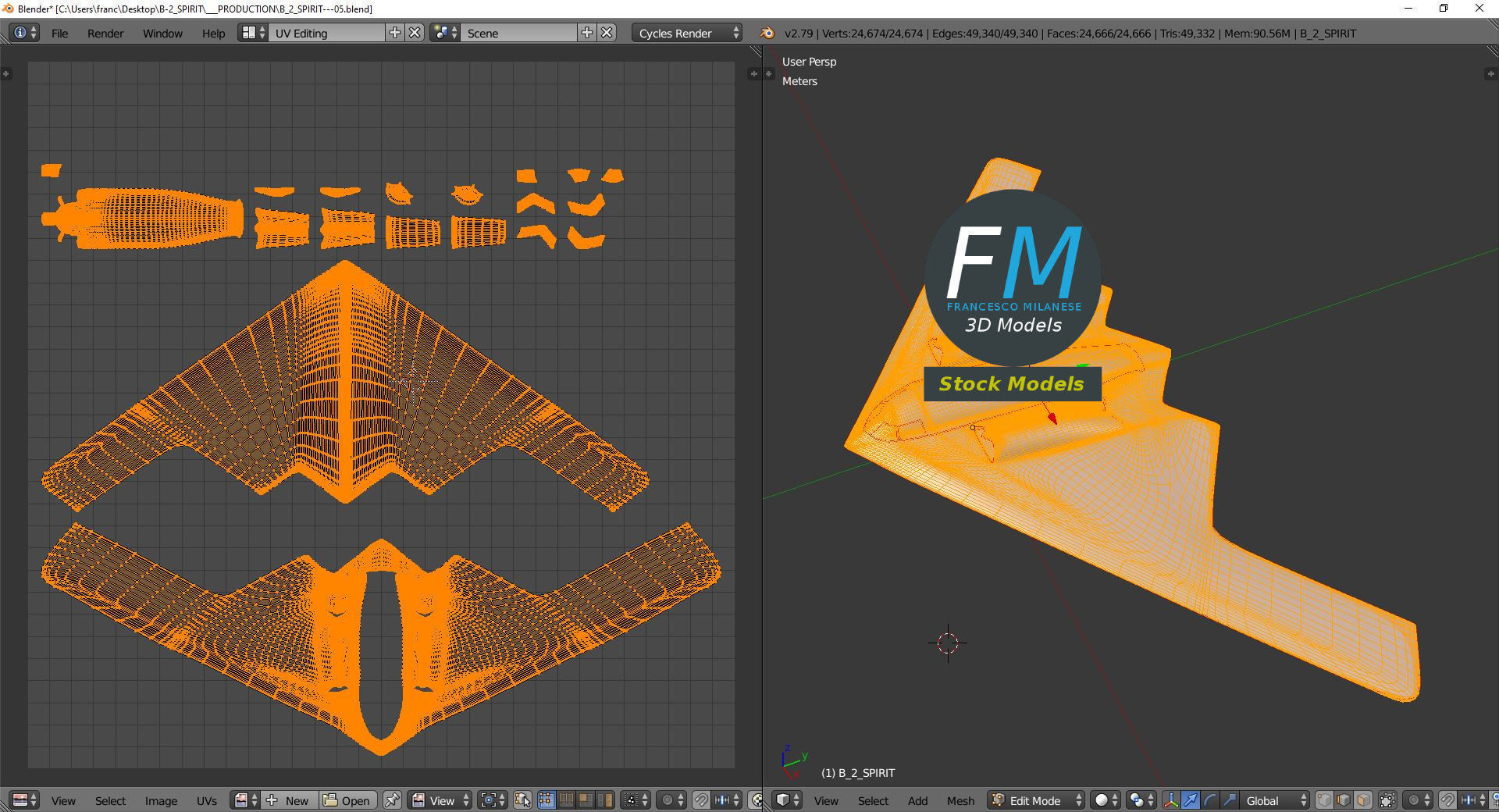 B-2 Spirit 3D model_10