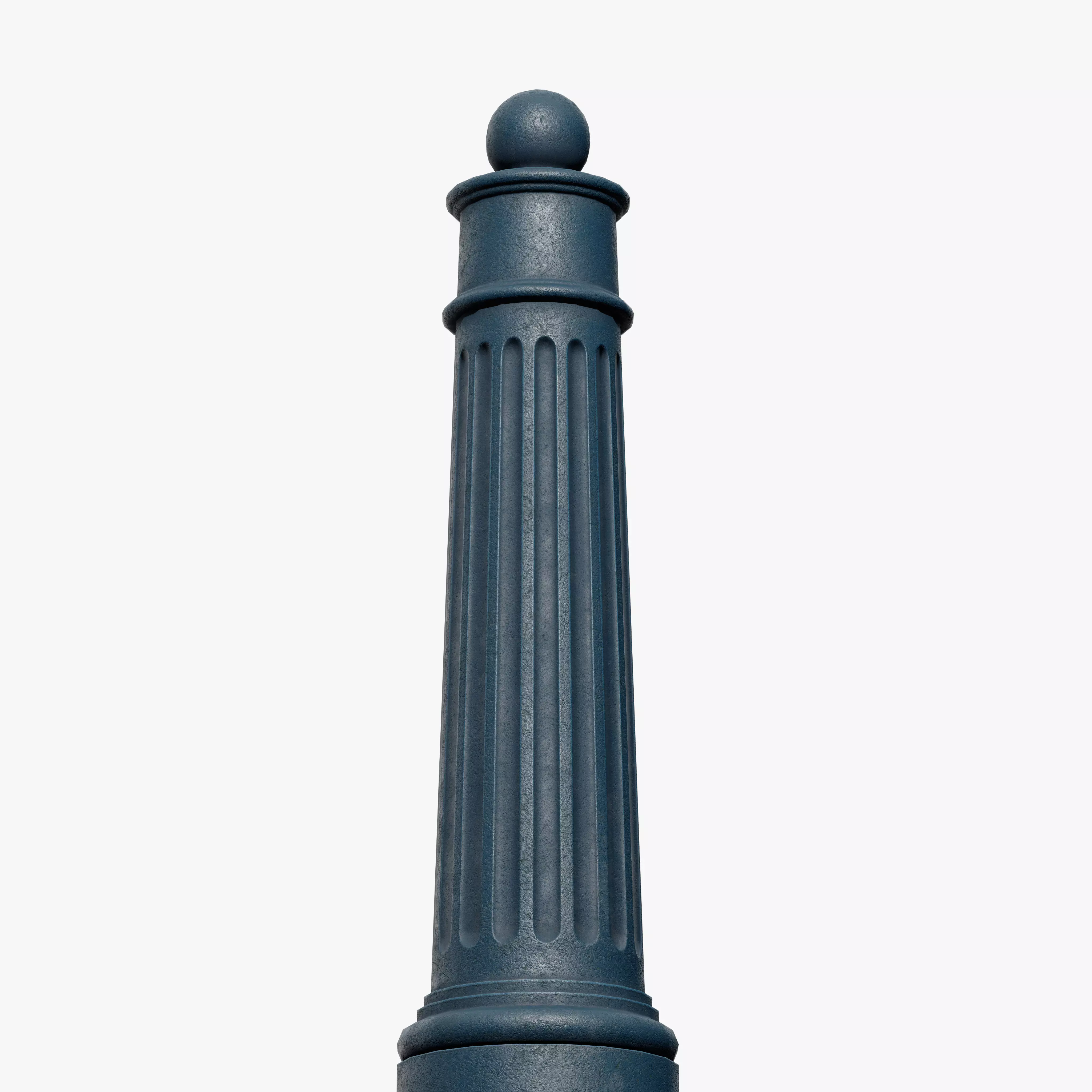 Bollards Cast Iron C Low-poly 3D model_4