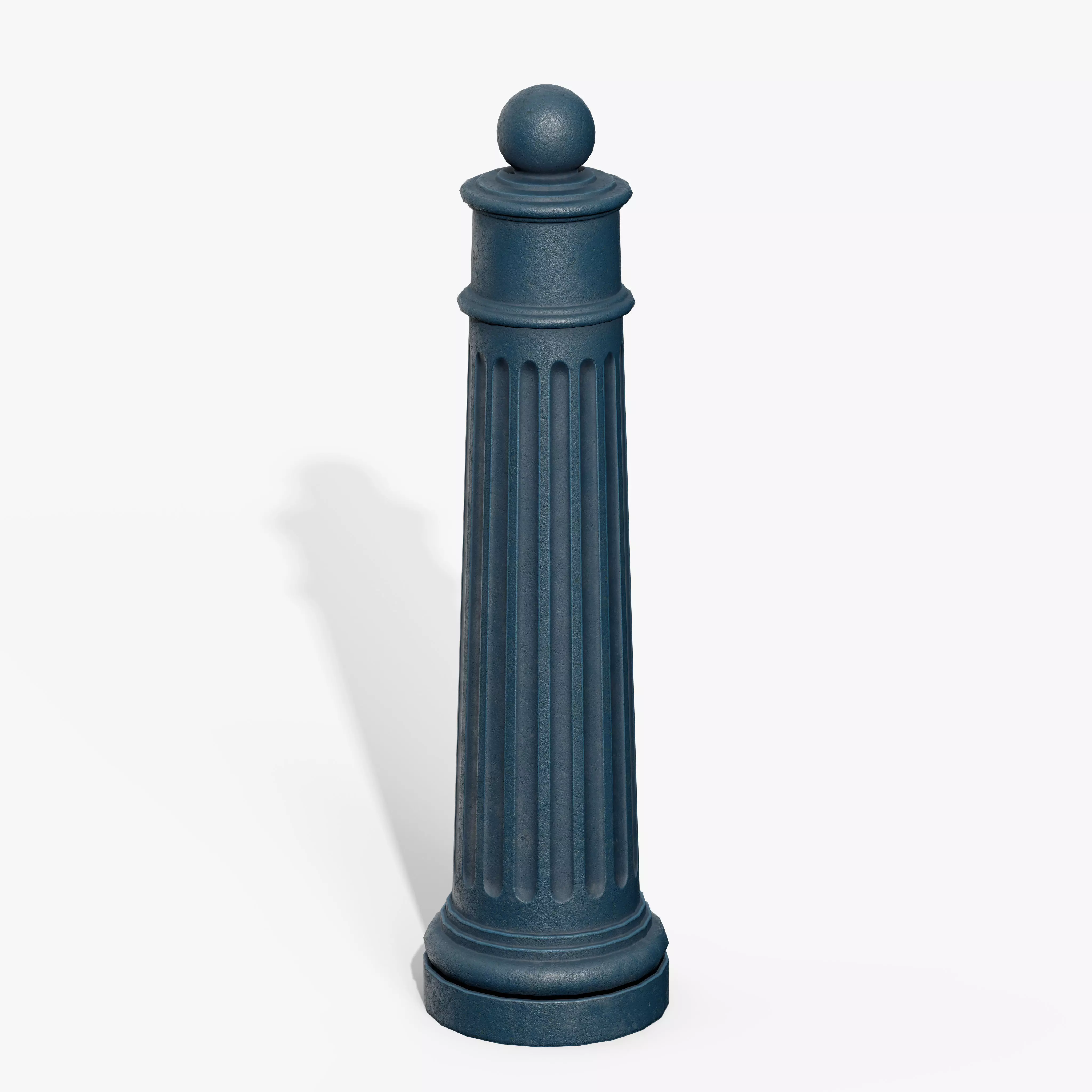 Bollards Cast Iron C Low-poly 3D model_3